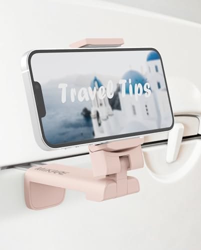 MiiKARE Airplane Phone Holder Mount, Pink