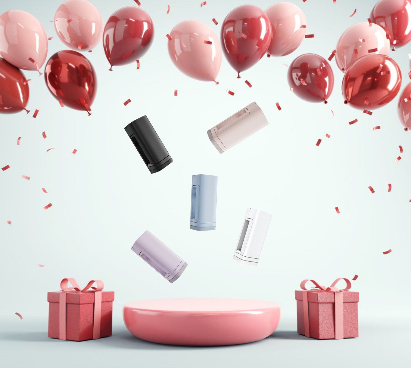 MiiKARE airplane phone holders in pastel colours