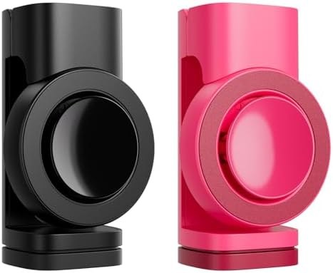 MiiKARE 360° Travel Phone Holder with Tripod Base, MagSafe, black & pink