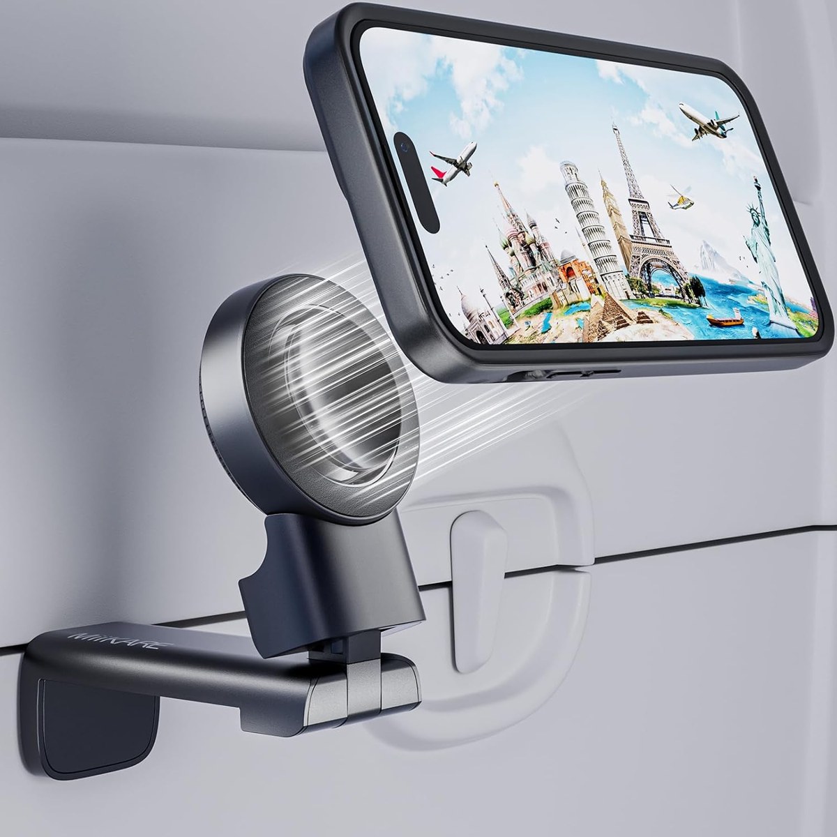MiiKARE Magnetic Airplane Phone Holder for MagSafe