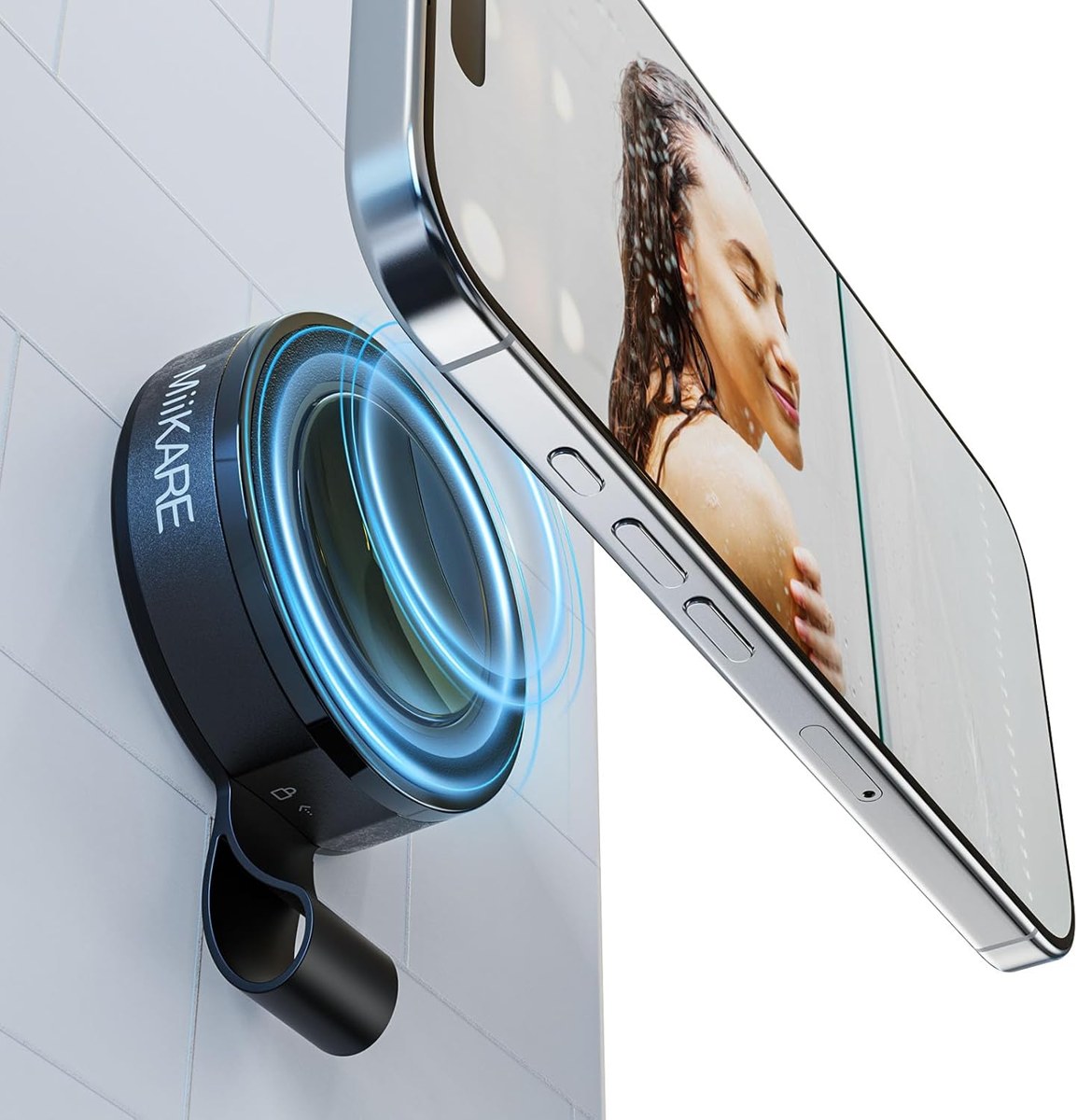 MiiKARE UniGrip Shower and Mirror Phone Holder